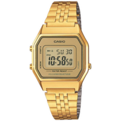 Casio Retro Dorado Mujer