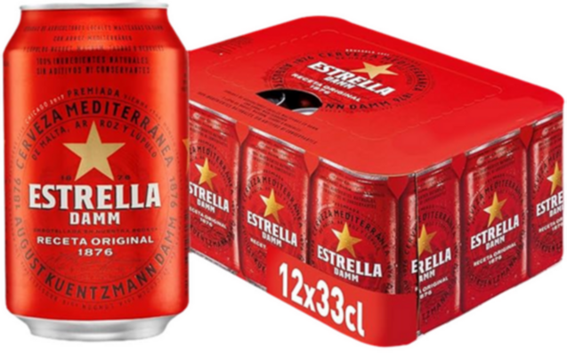 Pack 12 Latas Estrella Damm