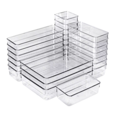 Set 25 Cajones Transparentes