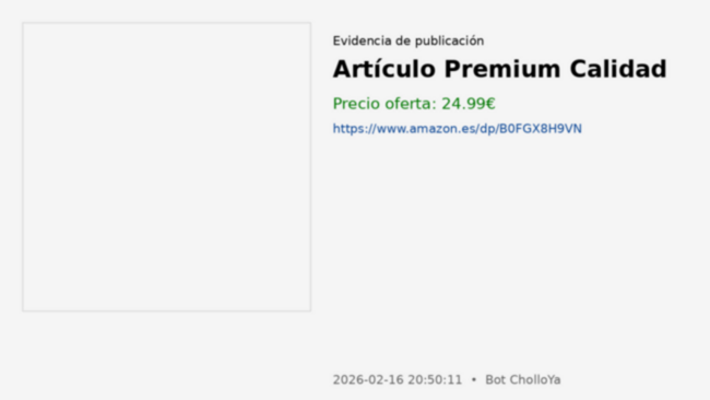 Artículo Premium Calidad