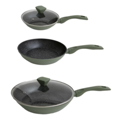 Set 3 Sartenes Jade