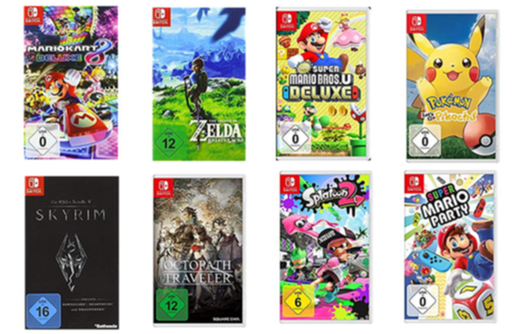 5 juegos Nintendo Switch