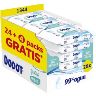 Dodot pure aqua 1344 toallitas