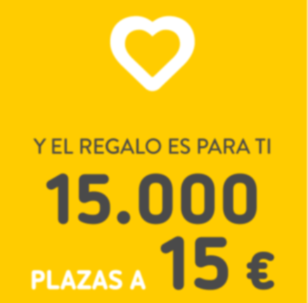 15000 Plazas