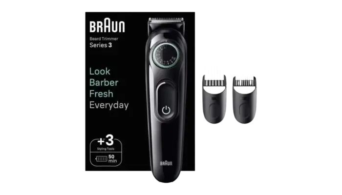 Braun Series 3 - Recortadora de Barba Eléctrica para un Cuidado Diario Preciso