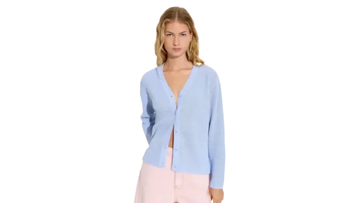 Cárdigan de Mujer de Punto Azul - Mitad de Precio en El Corte Inglés