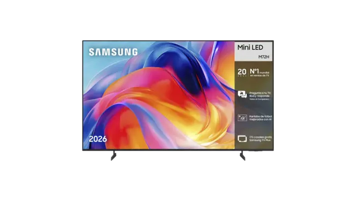 Samsung TV Mini LED 50" 4K Smart TV con Vision AI y Modo Football