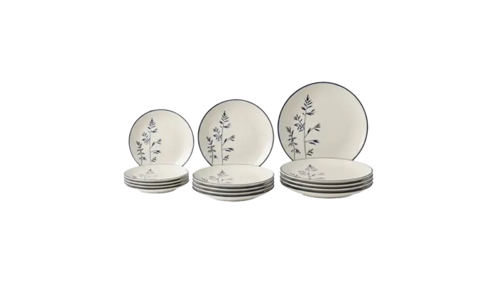 Vajilla Completa SANTA CLARA de Porcelana Elegante y Resistente