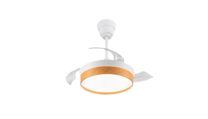 Ventilador de Techo Akunadecor Secuoya con Motor DC y Luz LED Regulable