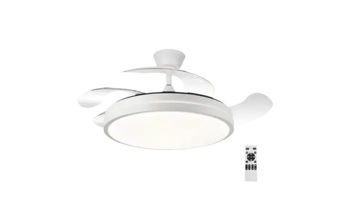 Ventilador de Techo con Luz LED Integrada y Motor DC Silencioso
