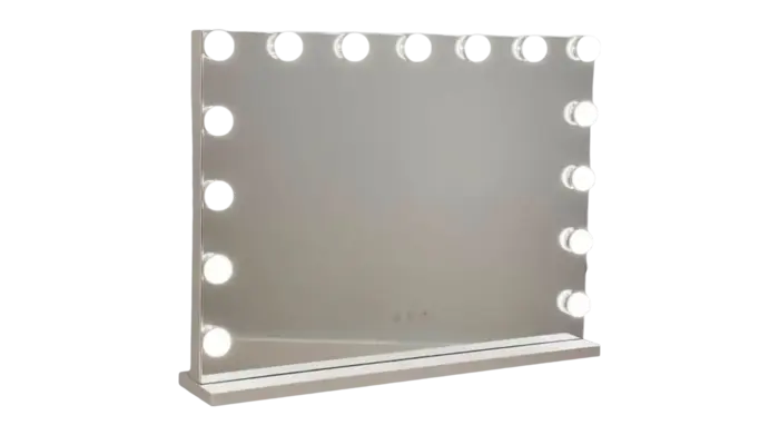 Espejo de Maquillaje LED con Iluminación Ajustable y Carga USB