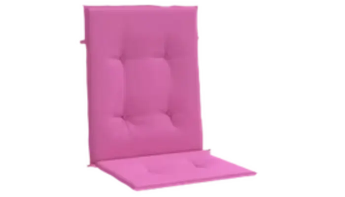 Set de 6 Cojines vidaXL para Silla con Respaldo Bajo - Azul y Blanco