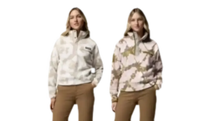Forro Polar Helvetia II Cropped Mujer Columbia Estampado