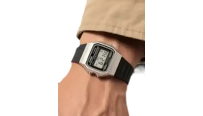 Reloj Digital Casio F-91WM-7A Plateado Retro