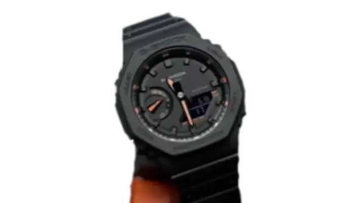 Casio G-SHOCK GA-2100-1A4ER CasiOak - Reloj Deportivo Negro y Rojo