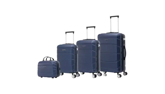 Set de Maletas de Viaje ABS Ligero con Cerradura Numérica y Ruedas 360