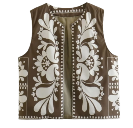 Chaleco estampado 