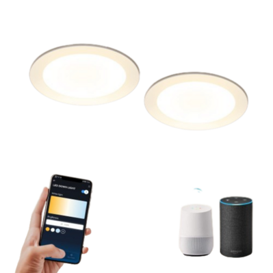 2 Plafones LED Aigostar