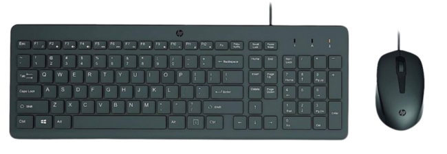 Ratón y teclado HP