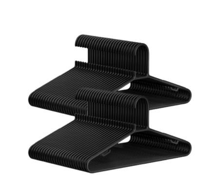 50 perchas Amazon Basics