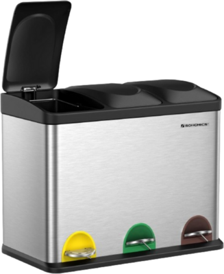 Triple cubo de basura