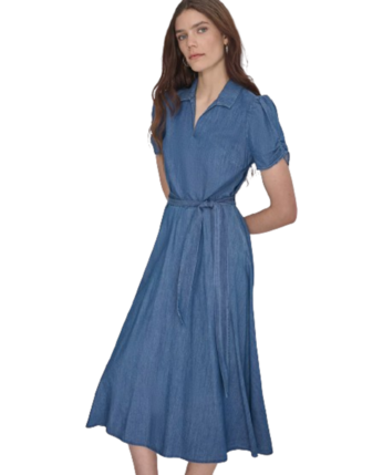 Vestido camisero corto