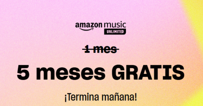 5 meses Amazon Music
