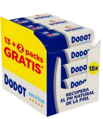 Toallitas Dodot Sensitive