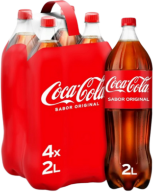 4 Coca Cola 2L