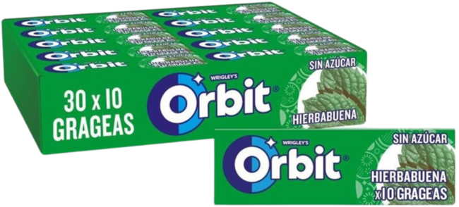 Chicles Orbit sin azucar