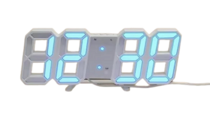 Reloj despertador LED 3D