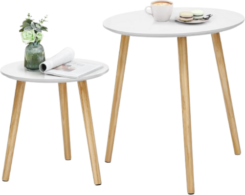 Mesa auxiliar redonda