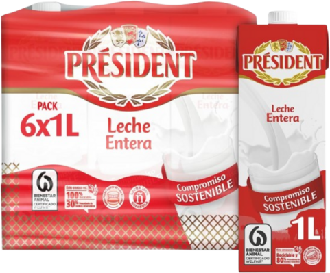 Leche President Entera