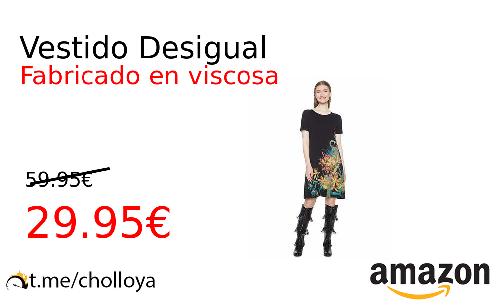 Chollo Vestido Desigual