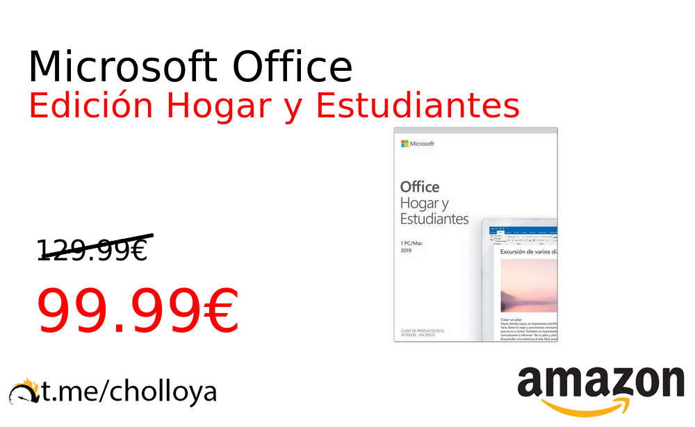 Chollo YA! Microsoft Office