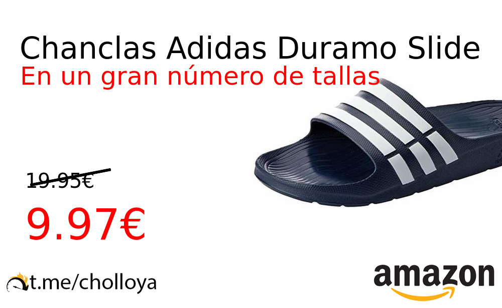 Frank Worthley Pensamiento Escrutinio Chollo YA! Chanclas Adidas Duramo Slide