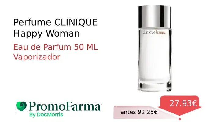 Perfume Clinique Happy Woman - Frescura Floral Frutal para Mujer