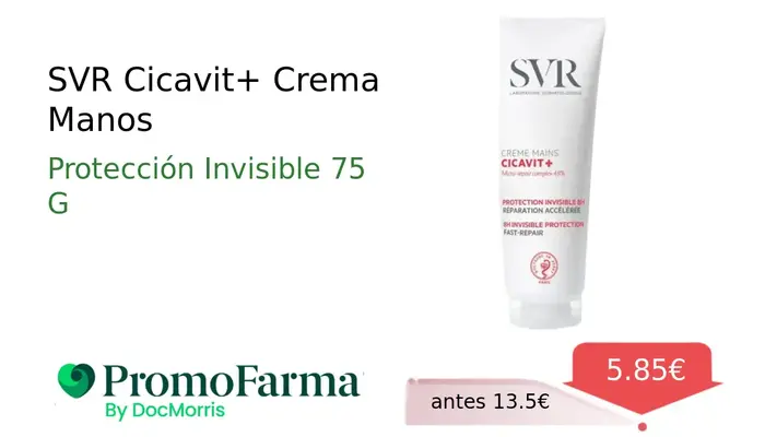 SVR Cicavit+ Crema Manos: Hidratación y Protección Diaria