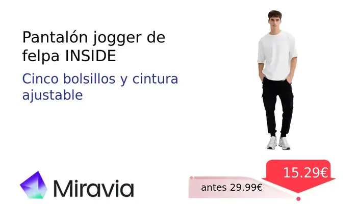 Pantalón Jogger de Felpa INSIDE