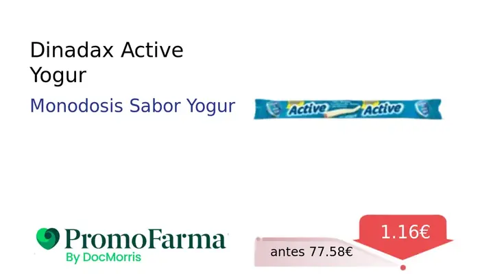 Dinadax Active Yogur - Suplemento Sabor Yogur en Monodosis