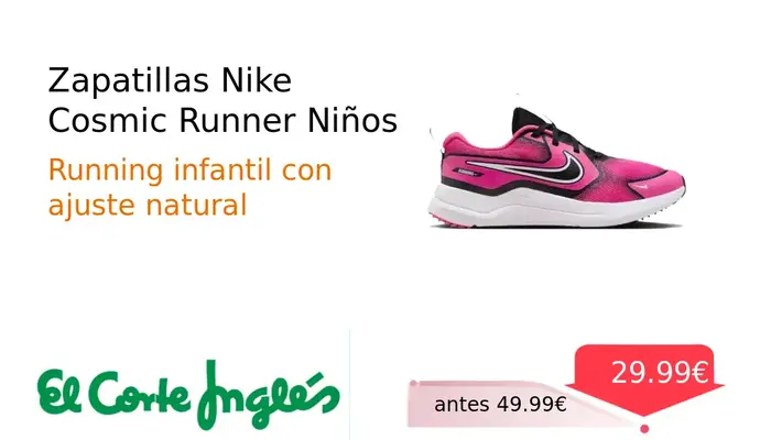 Zapatillas Nike Cosmic Runner para Niños