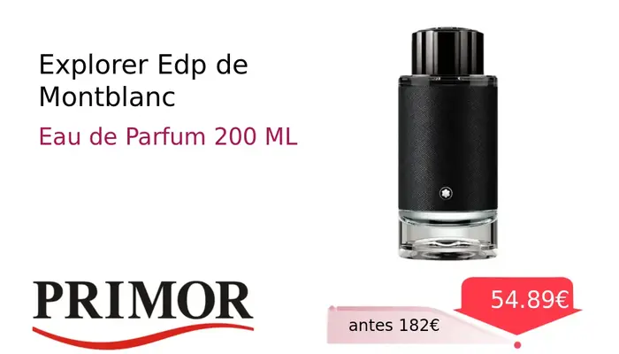 Montblanc Explorer Eau de Parfum 100ml para Hombre
