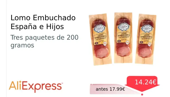 Lomo Embuchado España e Hijos - Auténtico Sabor Español