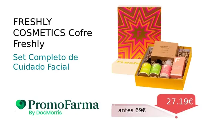 FRESHLY COSMETICS Cofre Freshly - Cuidado Facial y Corporal Natural