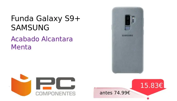 Funda Oficial Samsung Alcántara para Galaxy S9+