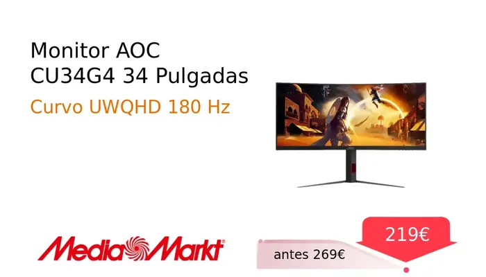 Monitor AOC CU34G4 34 pulgadas