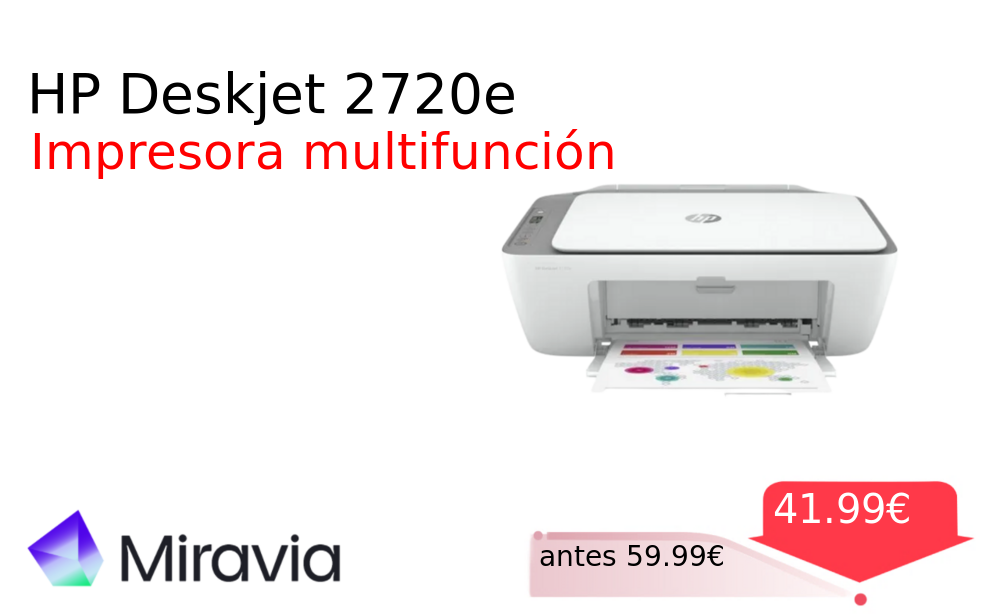 Chollo YA! HP Deskjet 2720e